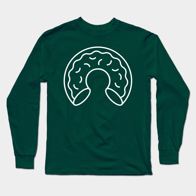 Doughnut Long Sleeve T-Shirt by skelevision